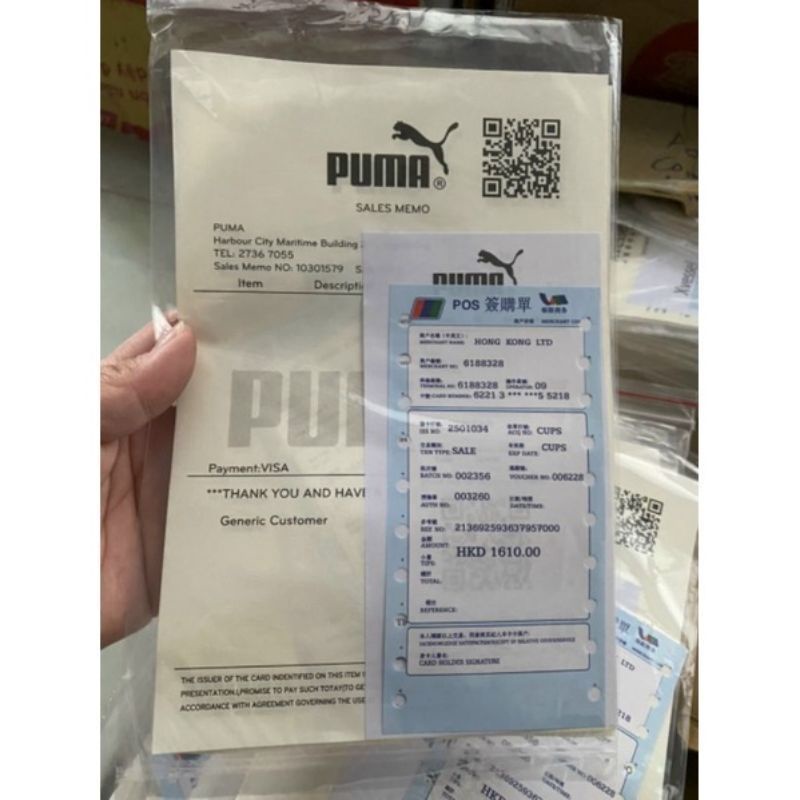 Bill thương hiệu các hãng giày dép túi xách