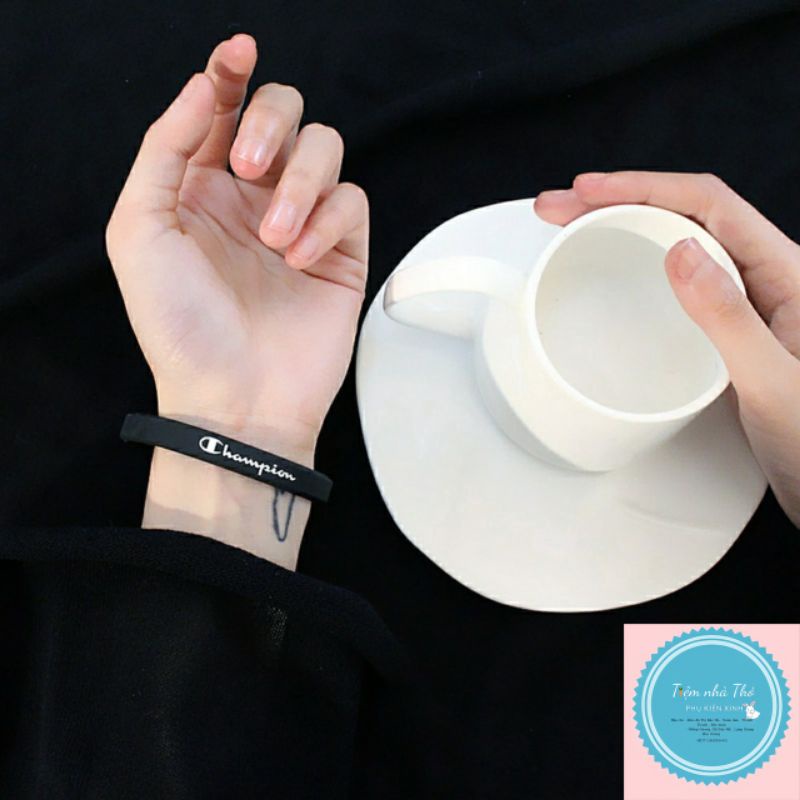 Vòng tay logo, nhựa nam nữ vòng tay đôi,cho nam nu