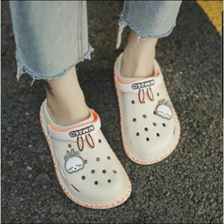 [CÓ SẴN] dép cross Maro cute kèm sticker thỏ