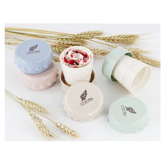 Cốc uống nước mini bằng nhựa/lúa mạch gấp gọn tiện dụng mang theo du lịch/ dã ngoại