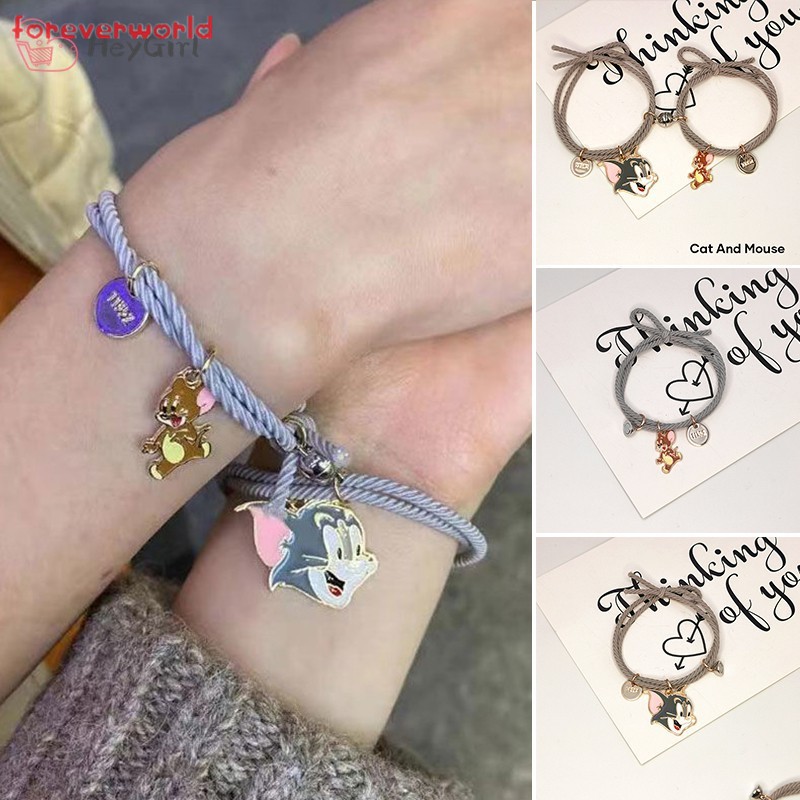 Bộ Hai Vòng tay nam châm thiết kế nhiều mẫu mã xinh xắn thời trang cho cặp đôi