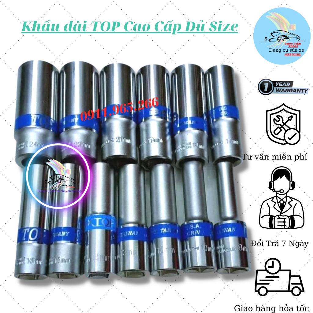 Đầu khẩu dài Top Germany Dài Đủ Size