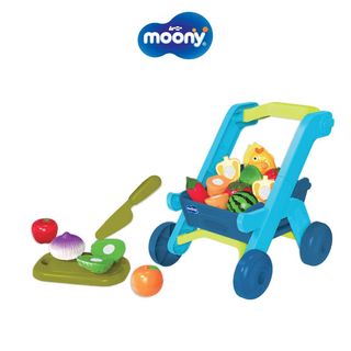 [GIFT] Bộ đồ chơi xe đẩy siêu thị Moony