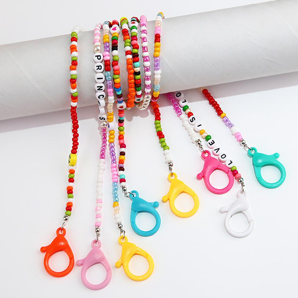 Vòng Tay Chuỗi Hạt Acrylic Kèm Giá Đỡ Chống Thất Lạc Bảo Vệ An Toàn Cho Nam Và Nữ