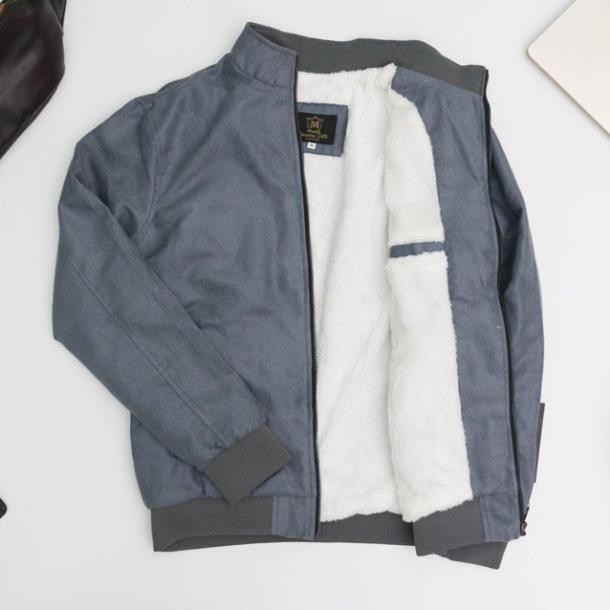 Áo Khoác Nam Lót Lông Ấm Áp_ Chất Da Lộn_50-90kg | BigBuy360 - bigbuy360.vn