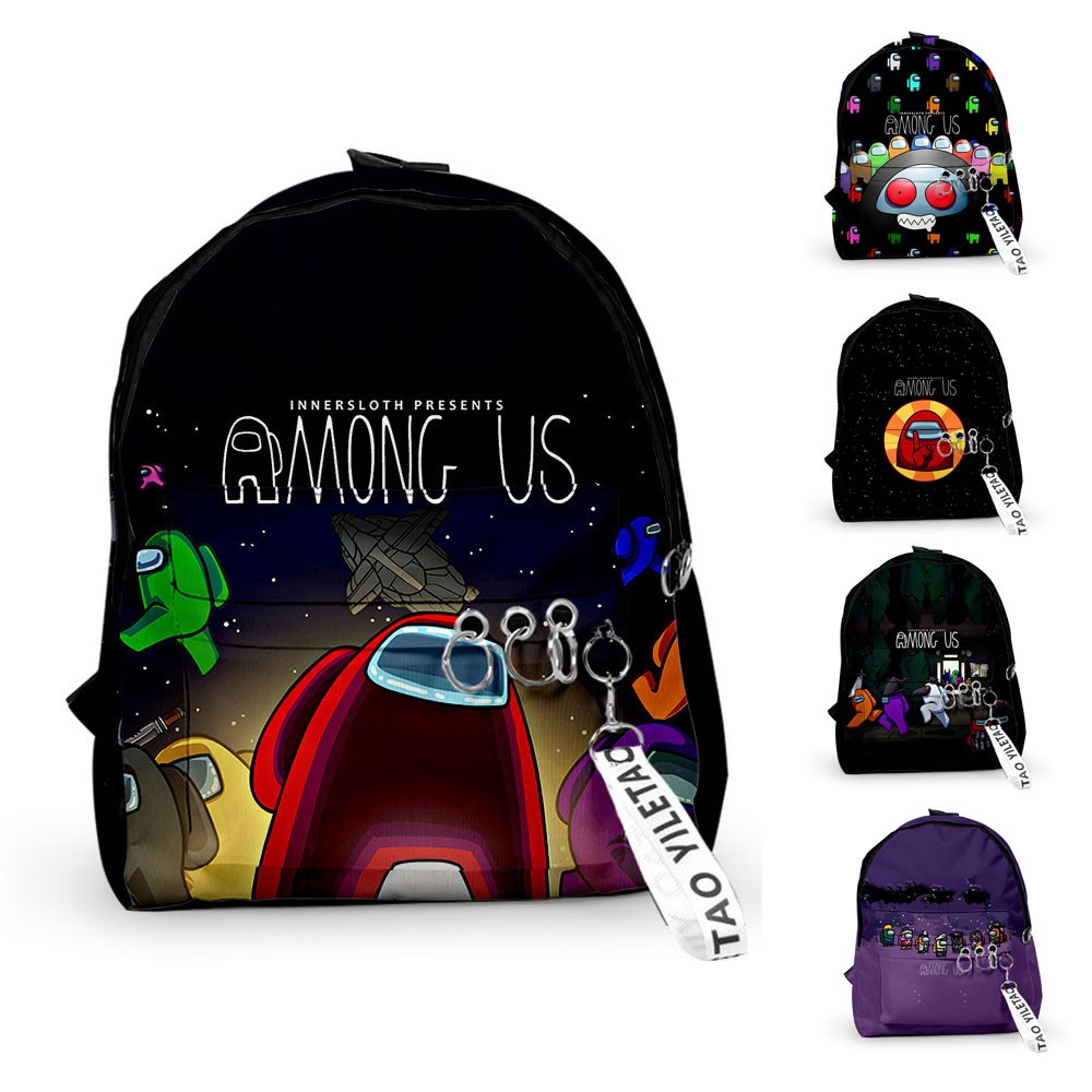 Balo in họa tiết 3D cá tính thời trang