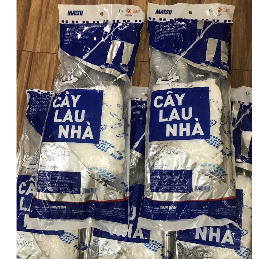 Cây lau nhà & Bông Lau Nhà Matsu nhựa Duy Tân Matsu chính hãng