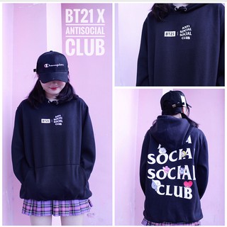 [ÁO KHOÁC NỈ] BT21 X ANTI SOCIAL SOCIAL CLUB