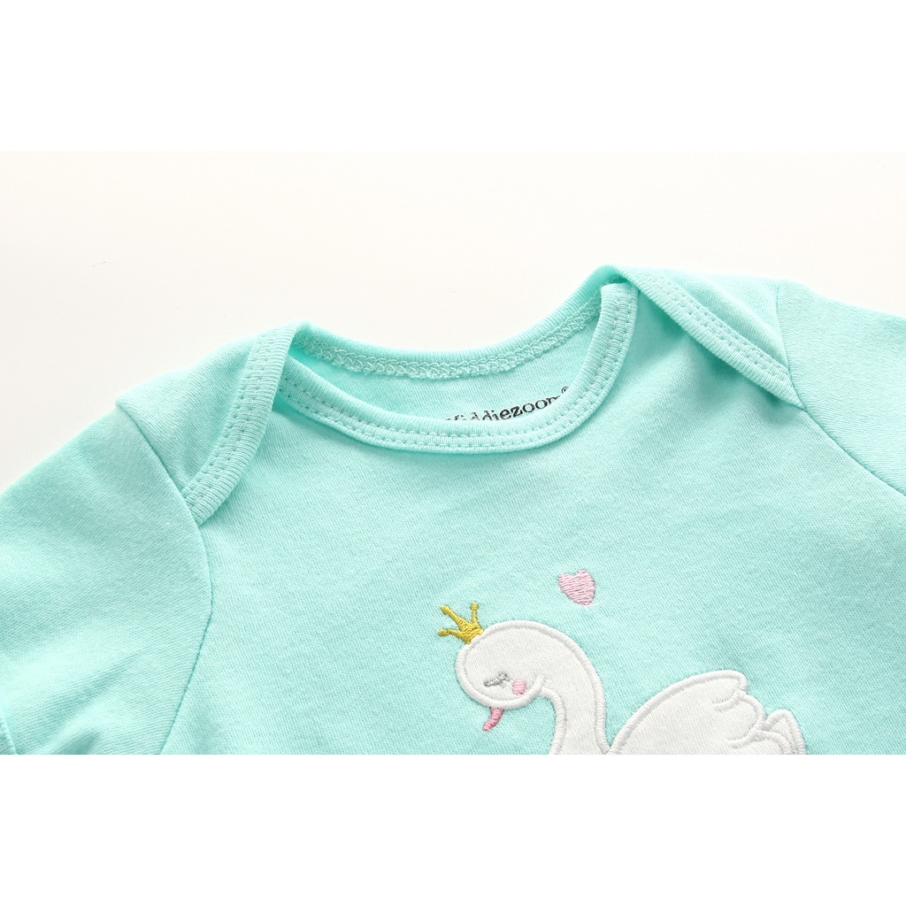 Bộ 3 mảnh áo liền quần cho bé đồ bé gái sơ sinh body bé gái đồ bé gái sơ sinh 0 12 tháng