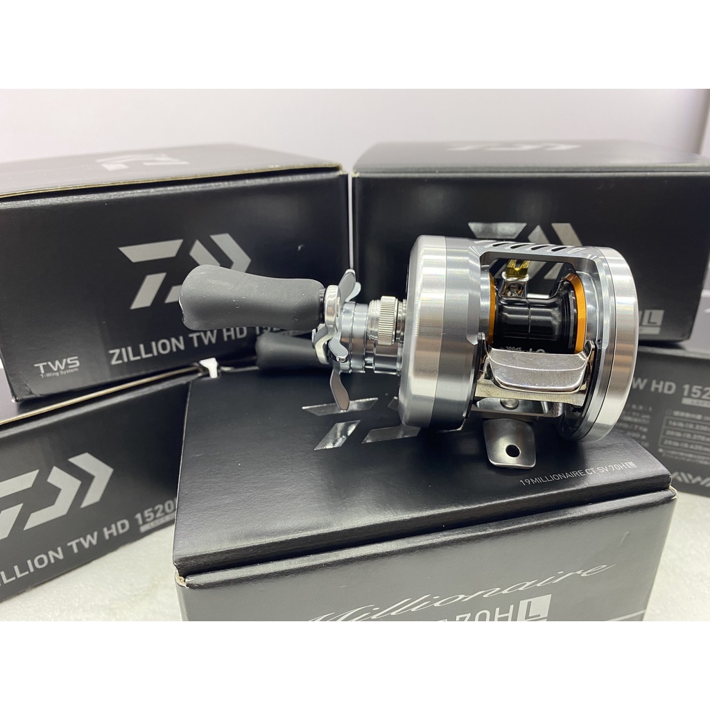 Máy câu. máy ngang. máy lure Daiwa Millionaire 70HL