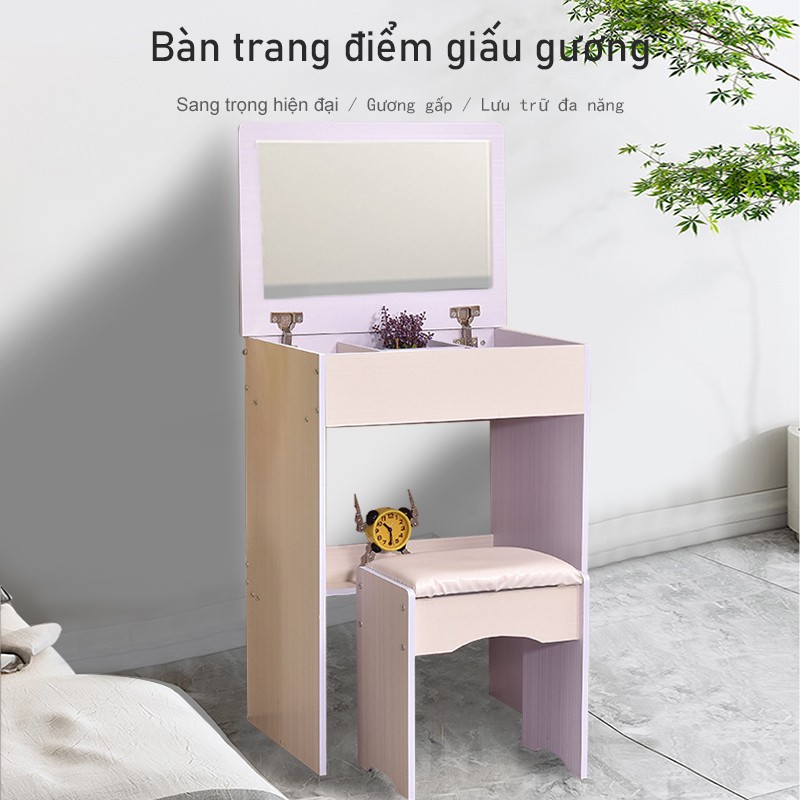 HOT 2021 Bàn Trang Điểm Ngồi Bệt, Bàn trang điểm sang trọng nhẹ bàn Gỗ MDF Cao Cấp Chịu Lực Cao - YB16