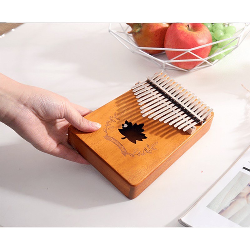 ĐÀN KALIMBA 17 phím Gỗ Tự Nhiên Đàn Ngón Tay Tặng Full bộ phụ kiện AD21