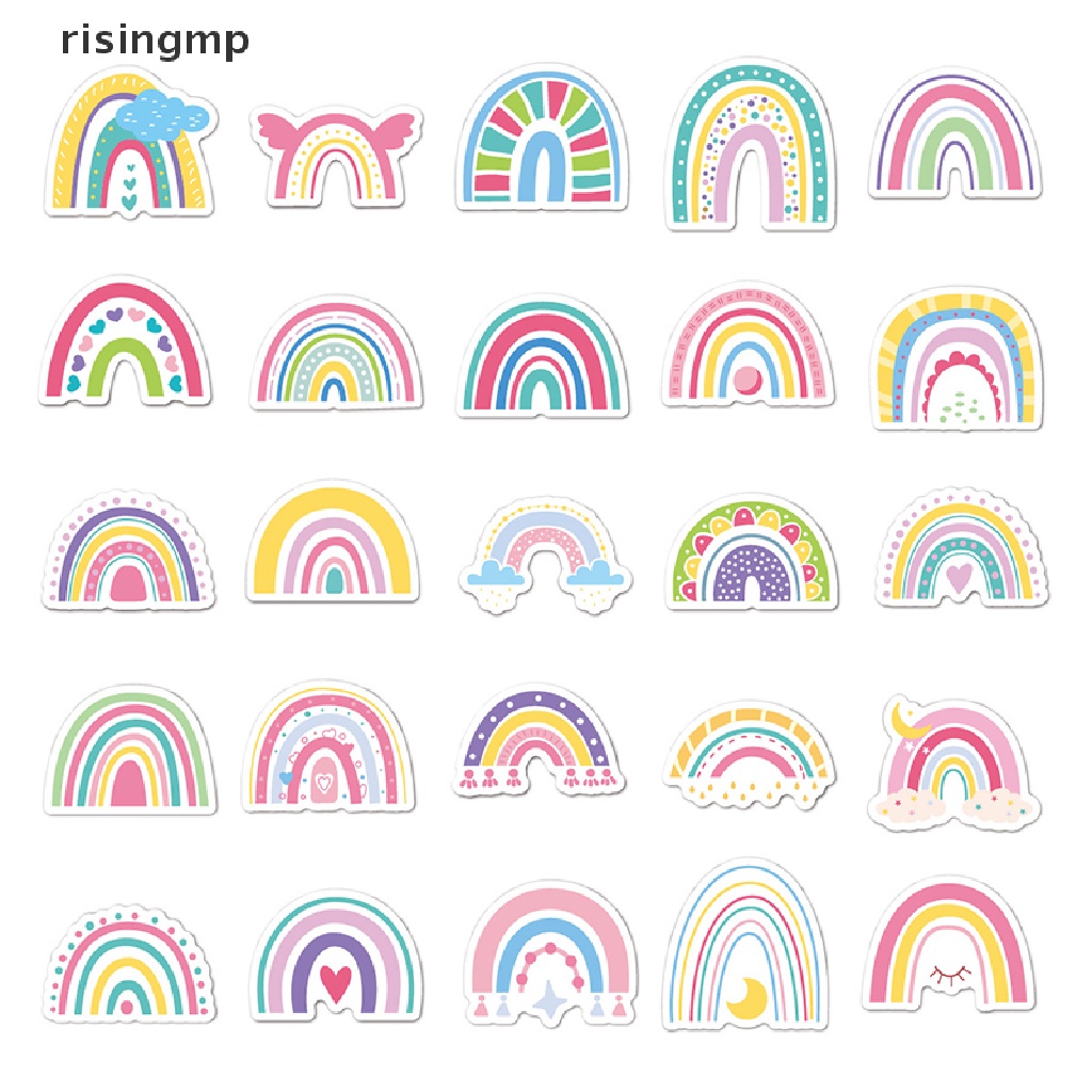 Bộ 50 Miếng Dán Graffiti Hình Nàng Tiên Cá / Động Vật Đại Dương Dùng Trang Trí Sổ Tay / Xe Máy ♨Nóng Bỏng