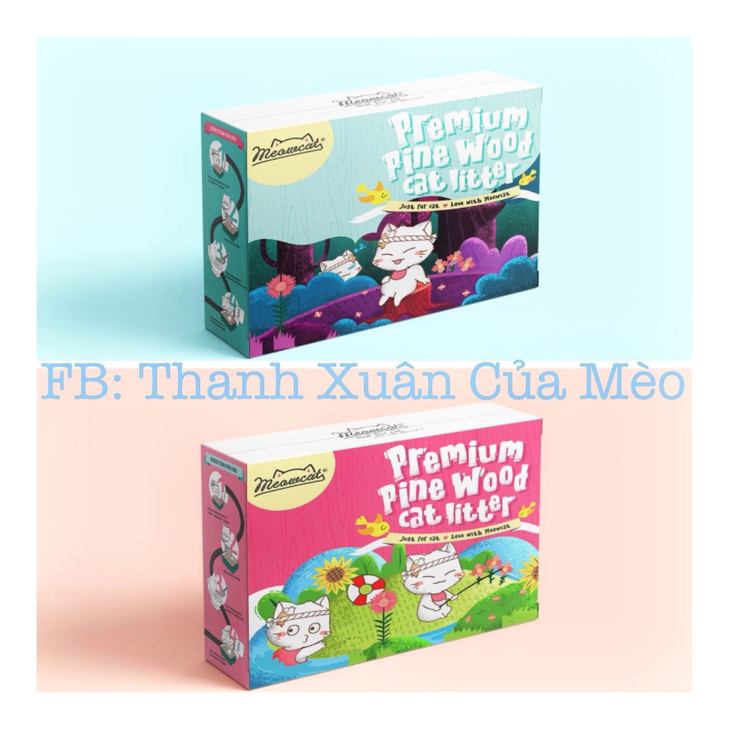MEOWCAT - CÁT GỖ DẠNG VIÊN NÉN