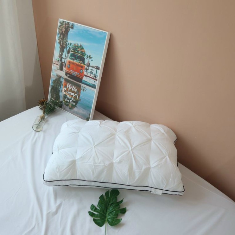 Ruột Gối nằm, 2 ruột gối  bông dúm lông vũ cao cấp (Hàng chuẩn loại 1) kích thước 48x74cm