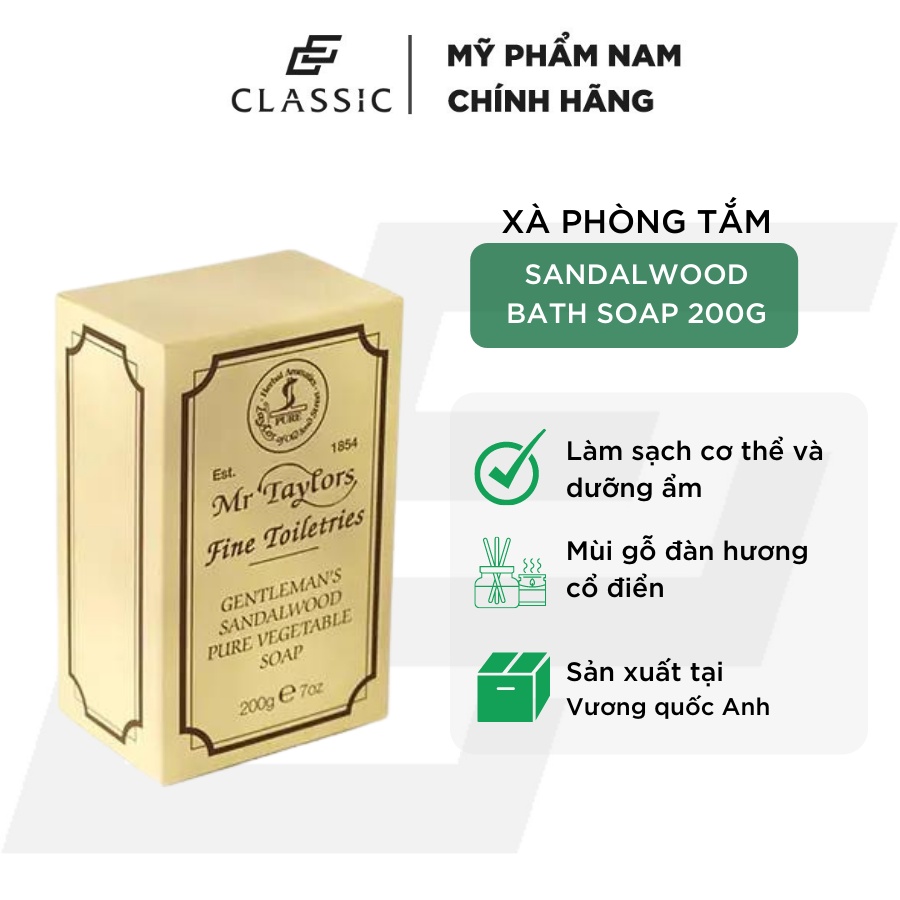 Xà Phòng Tắm Taylor of Old Bond Street Bath Soap 200g