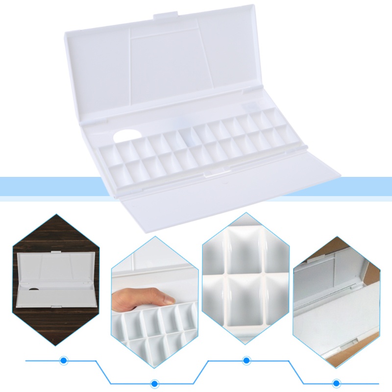 Bảng pha màu nước 24 ngăn chuyên nghiệp