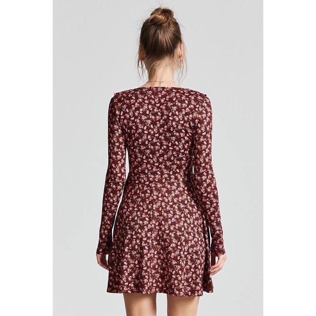 Đầm xoè tay dài f21