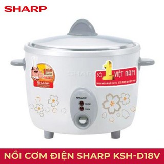 (Chỉ giao HCM) Nồi cơm điện SHARP 1.8 lít KSH-D18V