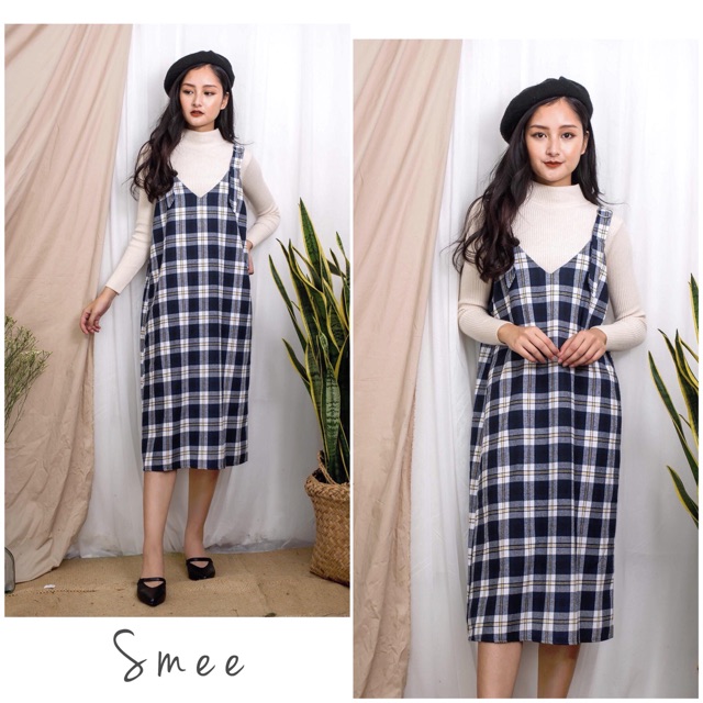 Set váy kẻ ( ảnh thật)