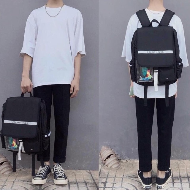 ❤️ SALE GIÁ RẺ ❤️ BALO ĐI HỌC ĐI CHƠI CHO NAM NỮ 2 MÀU ĐEN XÁM