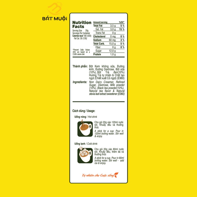 Trà sữa hoà tan Tea Mix TRẦN QUANG