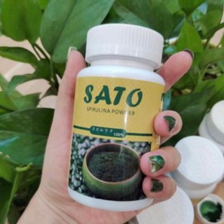 Tảo xoắn sato nhật bản dưỡng da làm trắng dạng bột