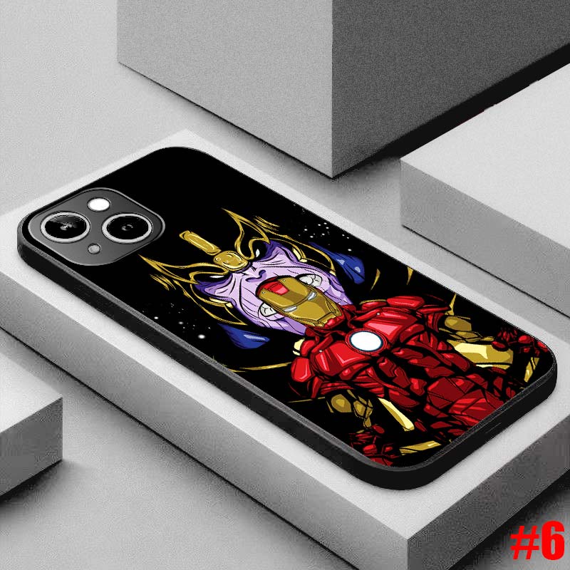 Ốp lưng TPU mềm For iPhone X 8 7 6S 6 Plus 5S SE 5 Người nhện Iron Man Hoa văn
