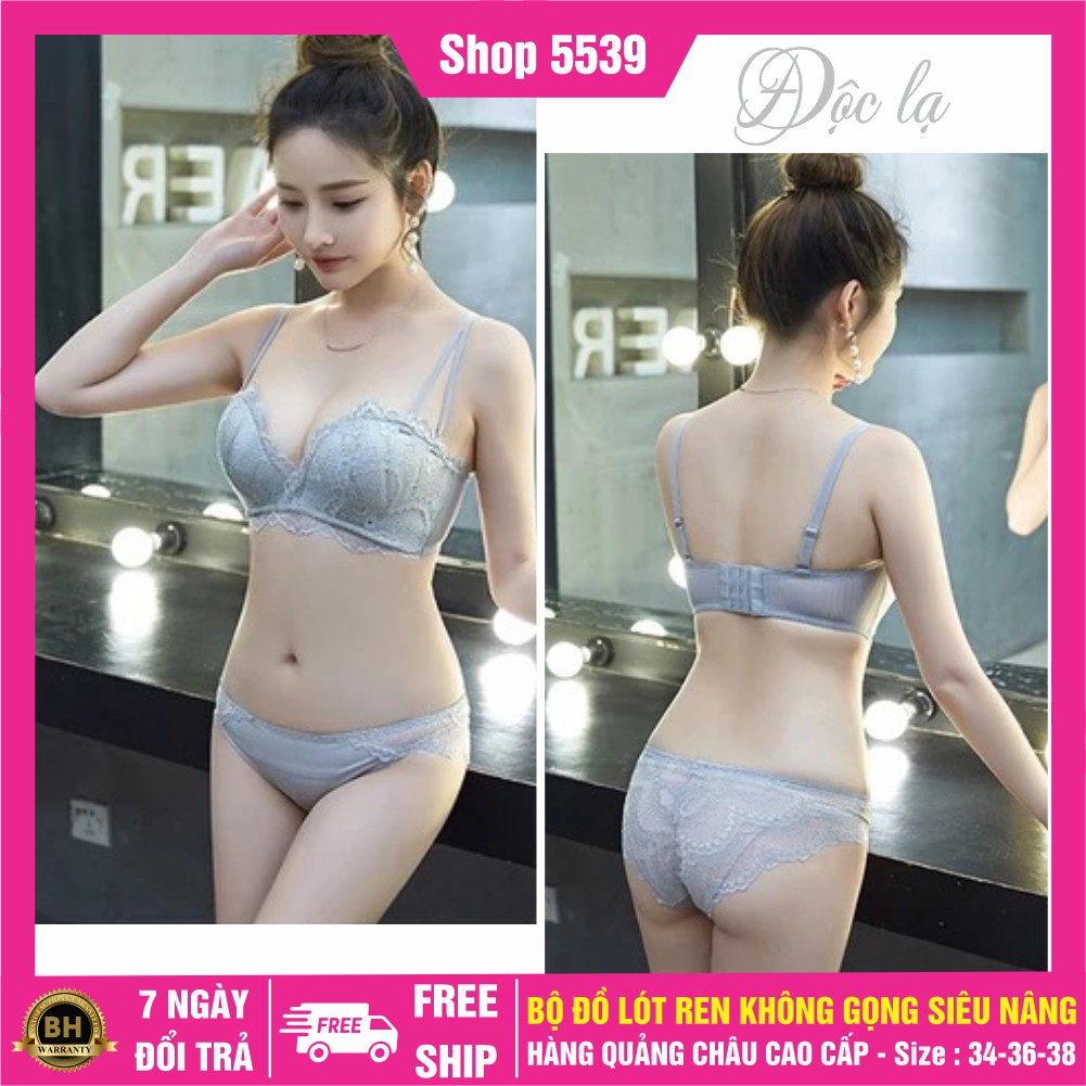 🌟 Có Video 🌟 Bộ đồ lót nữ nâng ngực không gọng ren mềm cup ngang bản to cài 3 nâng đẹp - Shop 5539 | BigBuy360 - bigbuy360.vn