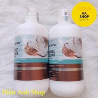 Bộ gội xả dừa hữu cơ Selena 800ml*2