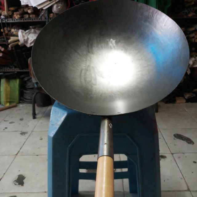 CHẢO(QUÁNH)CÁN GỖ 3T8(38CM).