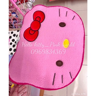 thảm đầu mèo hello kitty