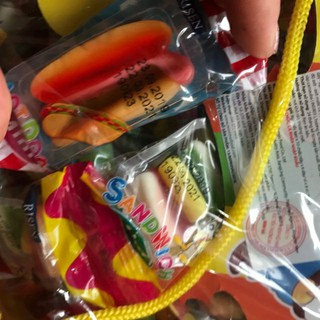 bịch 60 chiếc kẹo dẻo trái cây hambuger