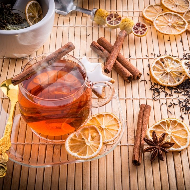 Trà Detox hoa quả sấy khô, trà thảo mộc giảm cân thanh nhiệt giải độc gói 10G