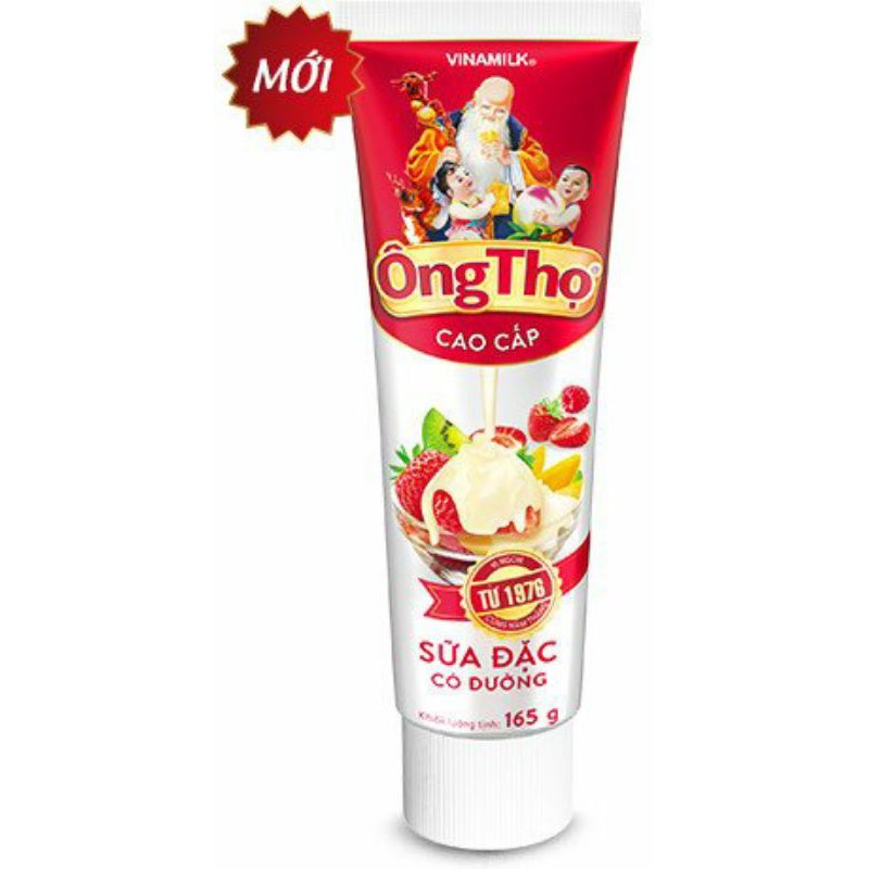 Sữa Ông Thọ Dạng Tuýp 165g Mẫu Mới Siêu Tiện Lợi