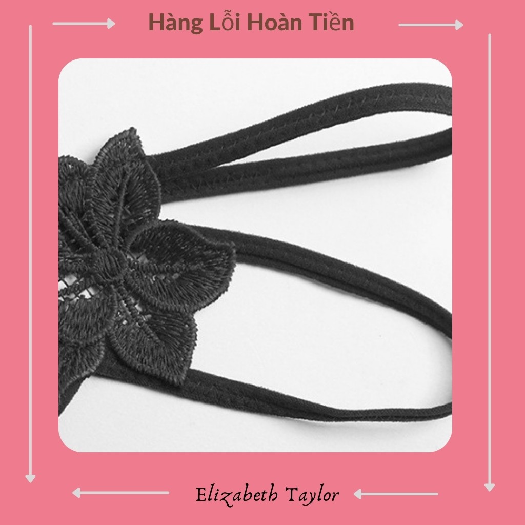 Quần Lót Ren Lọt Khe,Đính Ngọc Trai Cực Quyến Rũ - Lót Cao Cấp