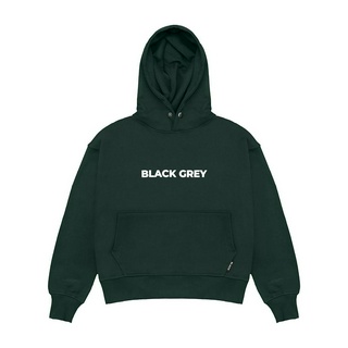 Áo Hoodie Black Grey x Four Basic logo Black Grey - Green