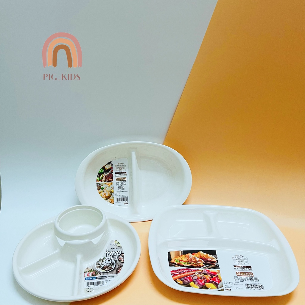 Khay Ăn Chia Ngăn Cho Bé Nakano An Toàn Dễ Vệ Sinh