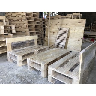Bộ Sofa pallet hiện đại cao 20cm Có tựa Lưng - Homevuive