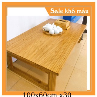 BÀN TRÀ BỆT - BÀN LÀM VIỆC CHÂN XẾP GỖ TRE CAO CẤP