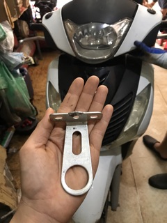 Cổ ngỗng xe đạp lắp đỡ giỏ xe đạp