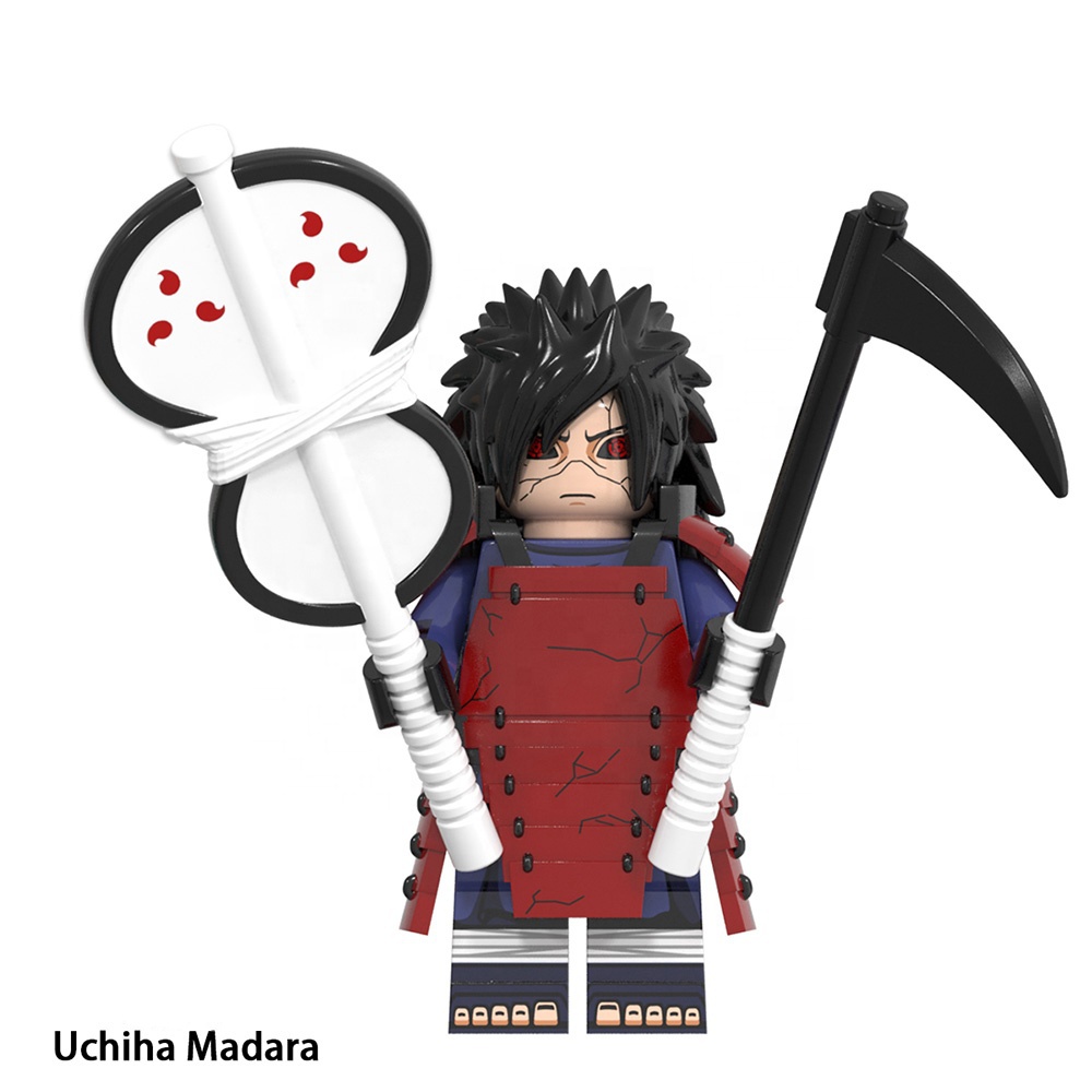 Bộ Lắp Ghép Mô Hình Nhân Vật uchiha sasuke kakashi zetsu lee uchiha madara minato WM6109