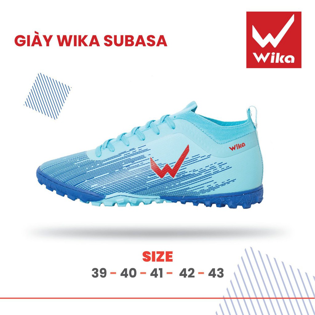 Giày đá banh sân cỏ tạo Wika SUBASA TF mới 2020