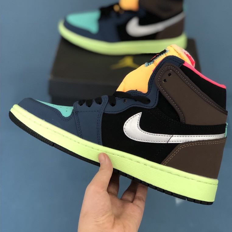 ✔️Giày Jordan 1 High Tokyo Obi Xanh Nâu Fullbox Cao Cấp✔️