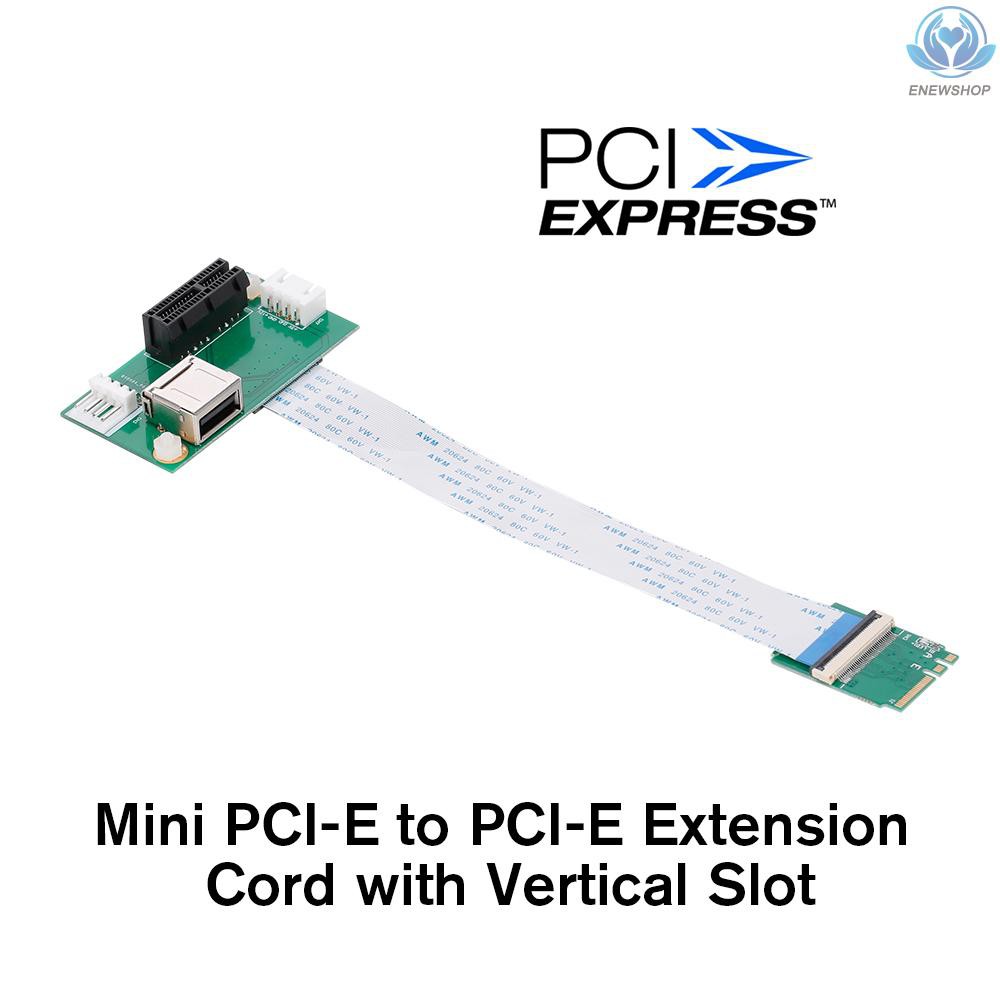 (hàng Mới Về) Bảng Mạch Chuyển Đổi Mini Pci-e Sang Pci-e Với Khe Cắm Dọc