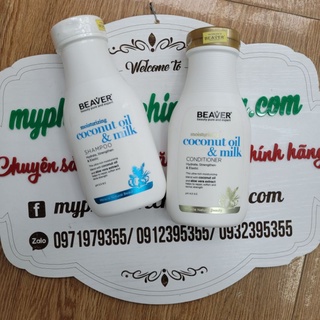 DẦU GỘI XẢ SIÊU DƯỠNG TINH CHẤT DỪA BEAVER COCONUT OIL & MILK 350Ml