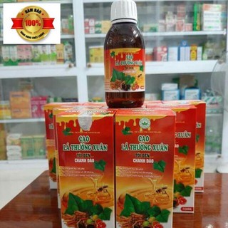 Siro Ho Cao Lá Thường Xuân Tỏi Đen Chanh Đào