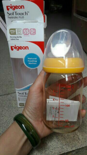 Bình Sữa Pigeon Plus PPSU 160ml - 240ml