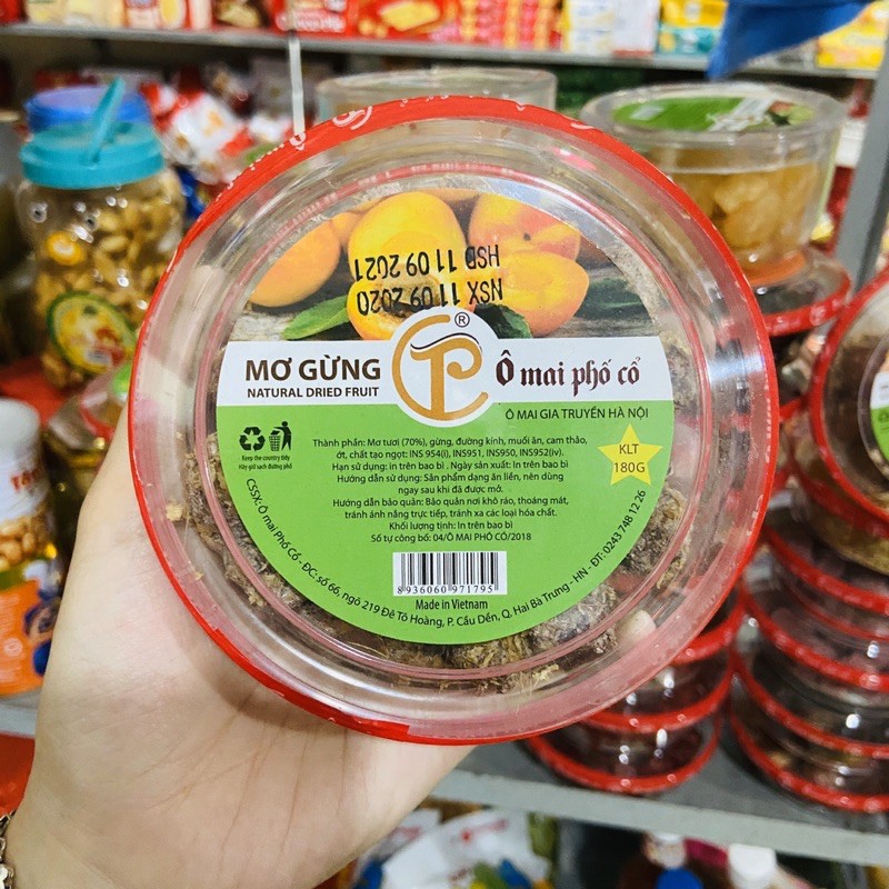 Ô MAI PHỐ CỔ HỘP 180G ĐỦ VỊ