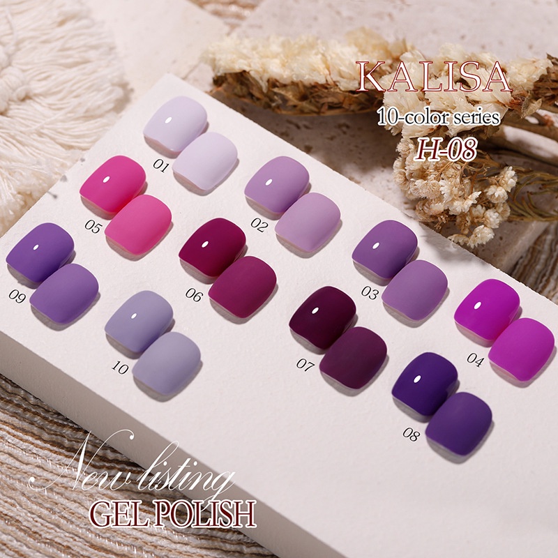 Sơn Gel Angels, Sơn móng tay chuỗi màu tím H8